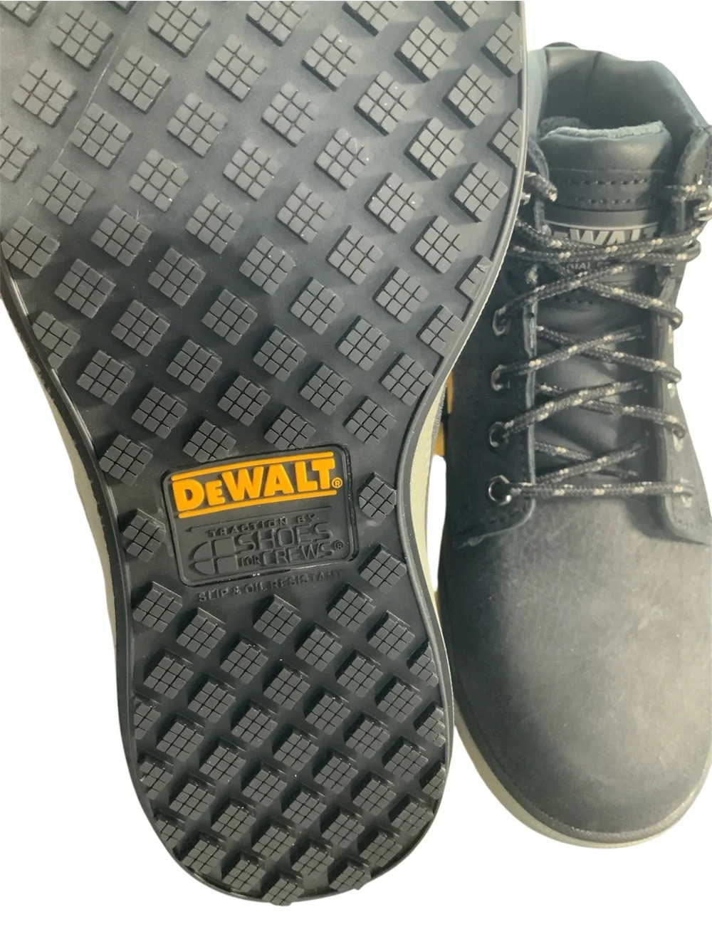 DEWALT Men's Black Industrial Work Boots - Lace-Up Ankle Boots